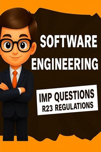 SOFTWARE ENGINEERING IMPORTANT QUESTIONS R23 REGULATIONS JNTU