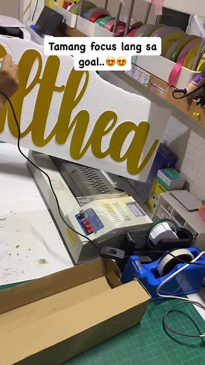 Styro cutting using electric styro cutter. #personalized #partydecors #electric #styro #styrocutting #cardstock #smallbusiness #crafting | DoubleD's Crib