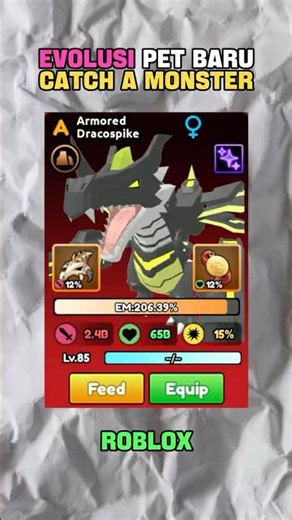 EVOLUSI BARU TANGKAP MONSTER | ROBLOX