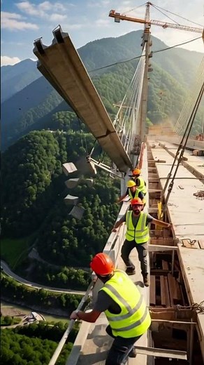 💥Massive Bridge Explosion Shocks the World Engineering Disaster #shorts