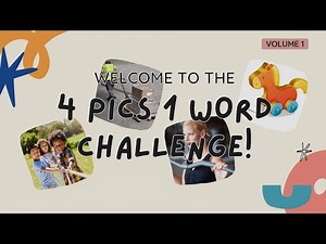 4 Pics 1 Word Challenge | Volume 1 | Easy Level 🔎 Can You Guess Them All?