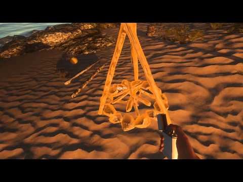 Stranded Deep, How to make campfire, fire pit, fire spit & cook