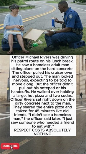 THE POLICE CRUISER PULLED UP TO THE HOMELESS MAN 🚓🛑