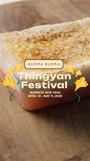 Dive into our limited-edition Thingyan Festival menu 🏵 From a delectable Tiffin Meal to live Hawker’s Noodle Salad experience, our Thingyan special offerings showcase diverse Burmese flavours and traditions. Available only till May 11, don’t miss out! | Burma Burma
