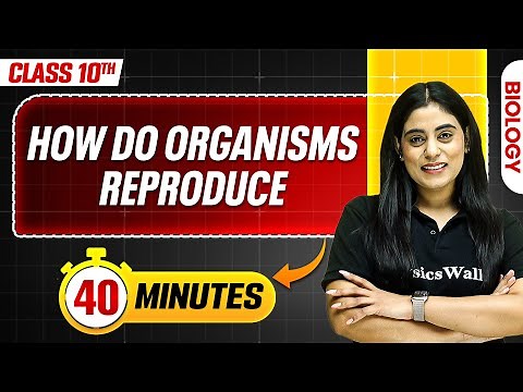 How do Organisms Reproduce in 40 Minutes | Mind Map Series for Class 10th