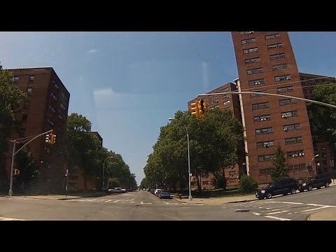 Streets of East New York, Brooklyn - Drive through Pennsylvania Ave, New Lots, Linden, Flatlands