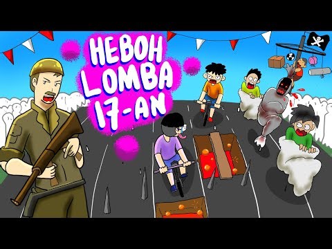 Kumpulan Video Lucu Lomba 17 Agustus 😂 Bikin Semangat Ngakak Terus Pokoknya #KARTUNLUCU #videolucu