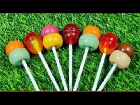 ASMR LOLLIPOP ICE CREAM Unpacking Kinder BIG Surprise eggs AND Lollipops Chocolate Sweets
