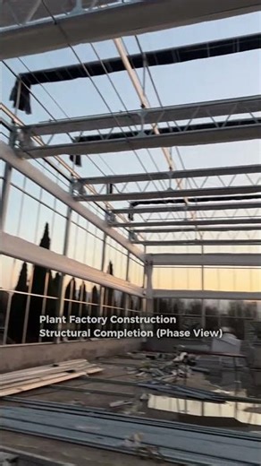Plant Factory Construction – Structural Completion (Phase View)