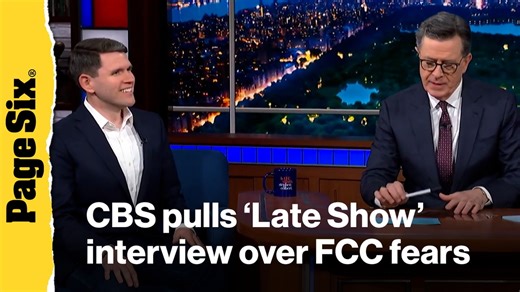 Colbert chaos! CBS yanks ‘Late Show’ interview with Senate hopeful James Talarico amid FCC fears
