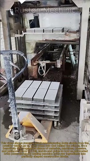 Concrete Block Manufacturing Process Explained Full Guide: Automated Brick Making Machine in Action