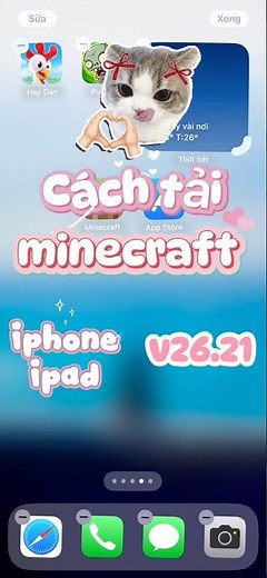 Cách tải minecraft mới nhất trên iphone? #minecraft #smartphone #xh #thinhhanh #minecraftbui #xuhuon