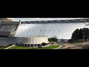 Scenery around the Grand Coulee Dam in Washington