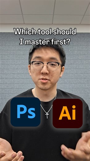 Gin Lee on Instagram: "Eventually you're going to use both tho Every motion designer has their favorite tool for creating static frames so called styleframes. But which one is actually better? The answer is: Illustrator. And here’s why. 1. Illustrator allows you to design outside of the frame. This gives you much more freedom adding camera movements during animation. Photoshop, on the other hand, limits you to work inside the frame, which is seriously bothering while animating your shots. 2. Vec