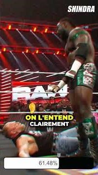 😳 Brock Lesnar whispered this to Oba Femi… and nobody noticed! (WWE - Raw) #wwe