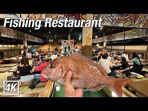 Catch & Eat Your Own Fish at a Japanese Restaurant | Japan's Most Unique Dining Experience | 4K