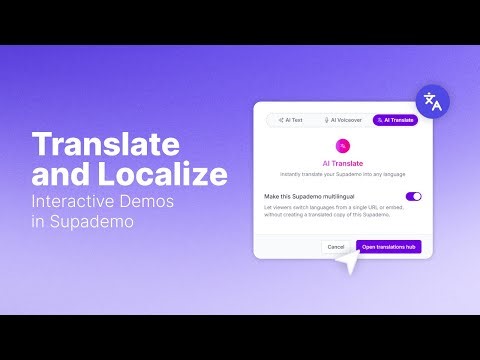 How to Instantly Localize Demos with AI Text & Voiceovers