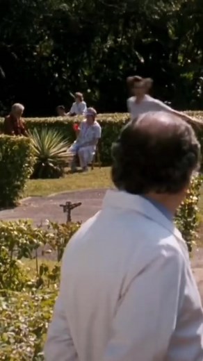 Playful Garden Performance with Humor and Flair