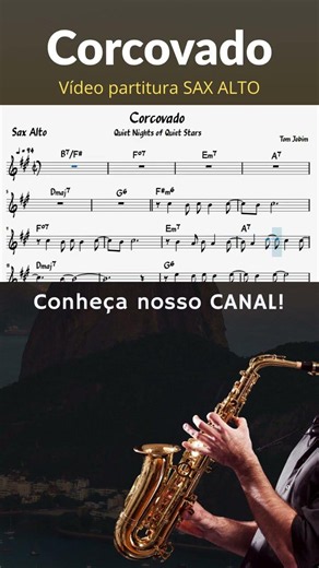 Corcovado BOSSA NOVA | ALTO SAX Sheet Music (Eb)