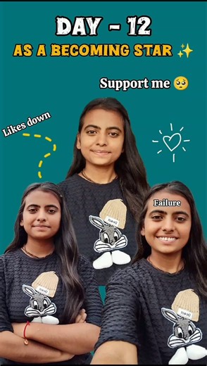 Day 12 as a becoming star ✨No support, no setup… sirf sapne aur himmat 😎#journey #shorts #viral
