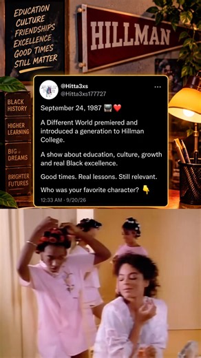 A Different World Premiered in 1987… Then Introduced America to HBCU Life 🎓📺