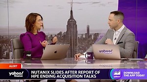 Nutanix stock sinks on report that HPE has dropped buyout talks