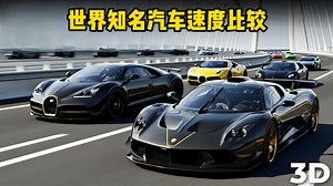 世界知名汽车速度比较