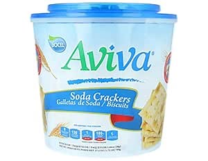 Aviva Original Individually Wrapped Soda Crackers, 27.5 oz, 1 bucket