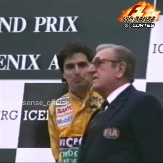 Em outro ângulo: Piquet faz chifre em Balestre!! (Leia a descrição)