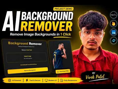 🚀 AI Background Remover | Built with Next.js, TypeScript & Remove.bg API | Project Demo