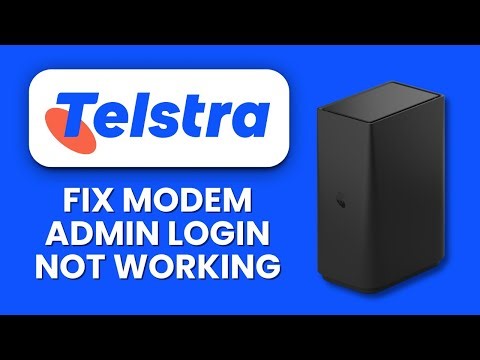 Telstra Smart Modem Admin Login Not Working 2025 🔐 How to Regain Dashboard Control