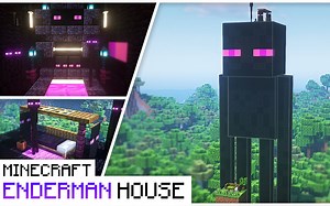《Minecraft》🖤💜巨大的Enderman建房讲座 / Giant Enderman House Tutorial