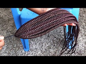 This is 5-strand braids| feeding and twisting for beginner’s ‪@JANEILHAIRCOLLECTION‬