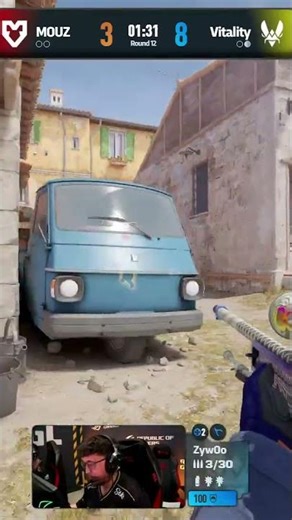 ZywOo - 4 kills (3 AWP, Five Seven)