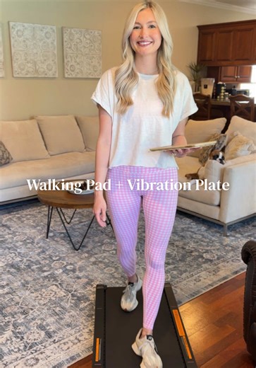 Walking Pad & Vibration Plate Combo for Busy Days