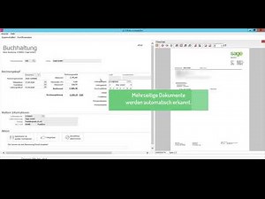 Sage 100 elektronische Rechnungseingangsverarbeitung