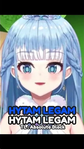 CACING HYTAM, HYTAM LEGAM #shorts #vtuber #onaeru #kobo #kaela #holoid