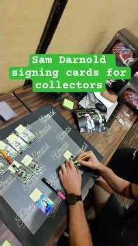 Watch Super Bowl Champ Sam Darnold Sign Autographs for Collectors!