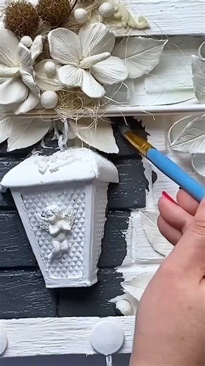 DIY Wall decor idea | Plastic recycling #decor #upcycled #cardboard #walldecor #ideas #clay #crafting #craft #diy #handmade | Dream Fairy DIY