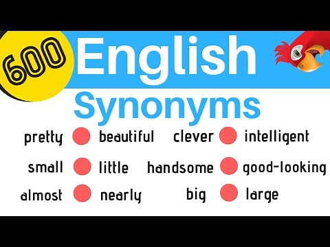 600 English Synonyms ||| Learn English Synonym Words ||| Easy English Lesson