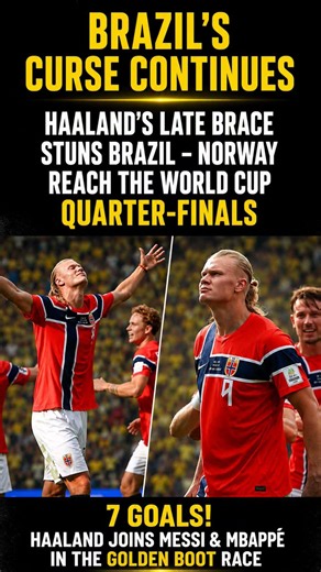 BRAZIL IS OUT 😱 Haaland's Late Double Ends The Dream #football