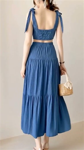 Semi conservative summer beach outfit