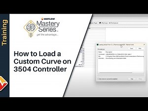 How to Load a Custom Linearization Curve on a Eurotherm 3504 with iTools
