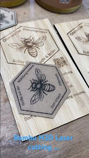 Bambu H2D Laser cutting #H2D