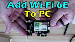 Watch How to install PCIe Wi-Fi 6E card in your PC. Ubit AX210 on Amazon Live