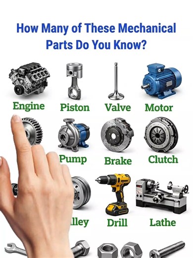 Mechanical Parts Quiz: How Many Do You Know?