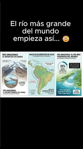 Así Nace el Amazonas No Vas a Creer su Origen 🌎