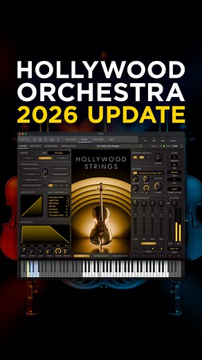 We’ve released a major 2026 update for the Hollywood Orchestra series — and it’s all about faster workflow and cinematic sound right out of the box: ✨ New Movie Mixes (Standard, Horror, Drama, Action, Sci-Fi & Fantasy, Cinematic) 🎼 Alternative Scales 🎨 Updated interface artwork 🔧 Performance refinements across all instruments Movie Mixes adjust mic balance, reverb, and per-instrument EQ while preserving full compatibility with your existing sessions. ⚠️ Requires OPUS version 1.6.2 or higher �