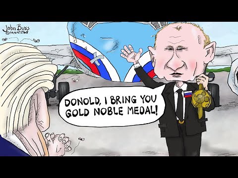 AUGUST 17 Funny American Political Cartoon - Breaking News - USA Politic Caricature - Trump Satire