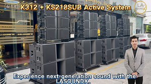🔥 LASOUNDX K312 KS218SUB High-Performance Line Array System 🔥 LASOUNDX K312Line Array with KS218SUB Subwoofer System A powerful and flexible system designed for professional sound reinforcement, delivering clear vocals, strong projection, and tight, impactful low frequencies. The K312line array provides excellent mid-high clarity and controlled coverage, while the KS218SUB subwoofer delivers deep, punchy bass with high efficiency. Perfect for concerts, festivals, clubs, touring productions, re